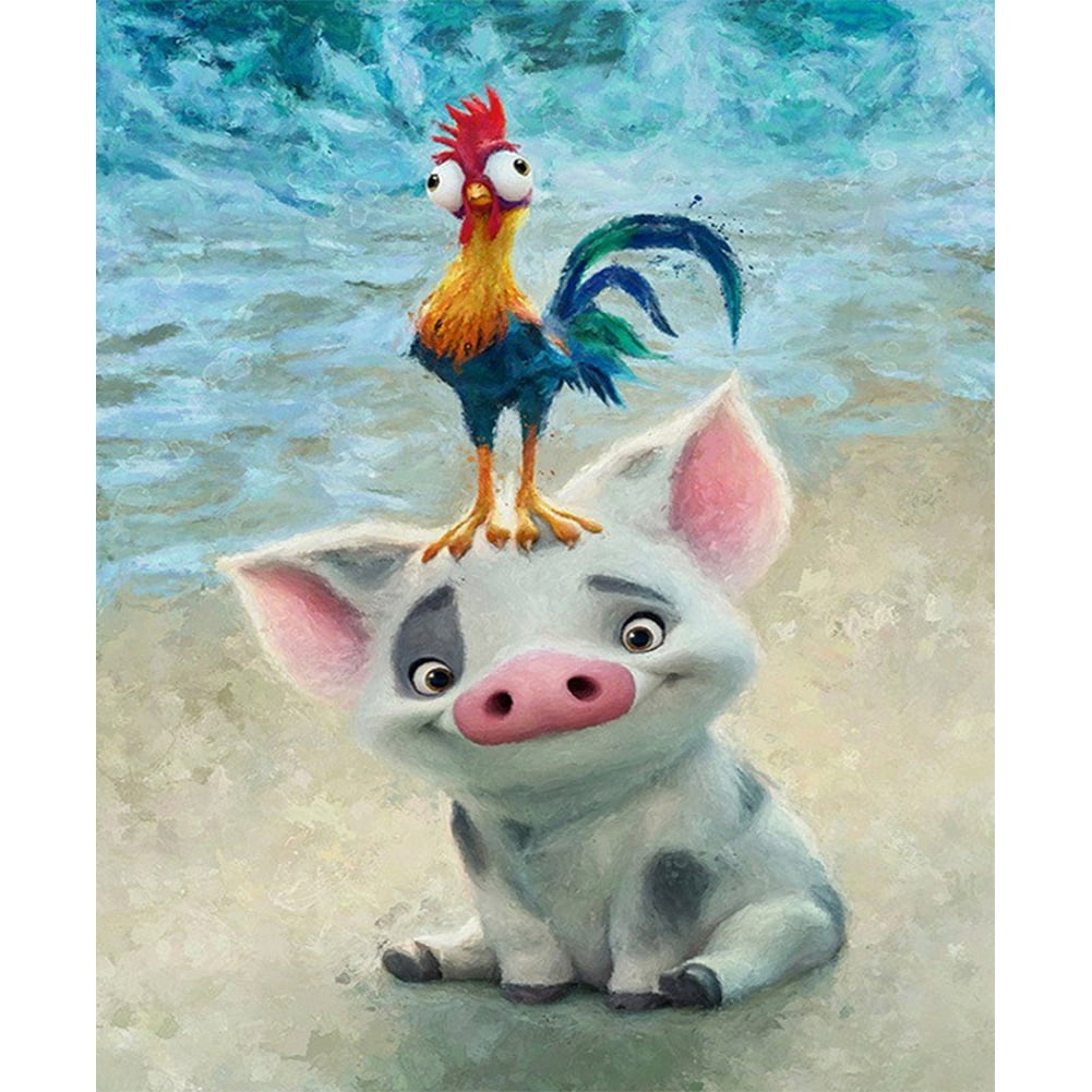 Coiry Pig Chicken Rhinestone Full Round 5d Diy Diamond Painting Kit Wall Picture Walmart Canada Coiry Pig Chicken Rhinestone Full Round 5d Diy Diamond Painting Kit Wall Picture Walmart Canada