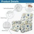 thumbnail image 5 of Xixirimido Starfish Shell Conch Coral Recliner Chair Covers 4-Pieces Stretch Lazy Boy Recliner Covers with Pocket Reclining Slipcovers Soft Sofa Slipcover Furniture Protector for Pets Kids, 5 of 8