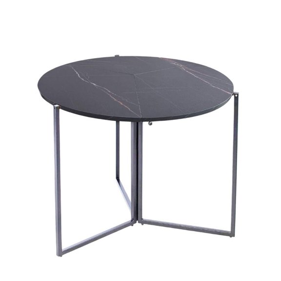 43" Black Carrera Folding Table