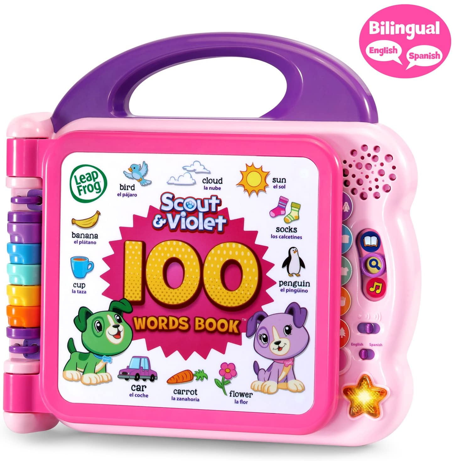 LeapFrog 80-601560 Scout and Violet 100 Words Book Purple for sale online 