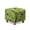 Shamrock Print Black Green, variant on SCRAWLGOD Heart Animal Print Brown Beige Stretch Ottoman Cover Square, Footrest Stool Slipcover with Elastic Bottom Comfortable Foot Stool Cover Furniture Protector for Living Room