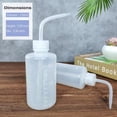 thumbnail image 2 of 2 botellas de agua de 8.5 fl oz, riego suculento, botella de enjuague de seguridad, herramientas de riego, suministros de tatuaje, riego para apretar, lata de lavado (blanco), 2 of 5