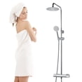 thumbnail image 3 of Chic Thermostatic Shower Valve, Constant Temperature Hot Cold Water Mixer Valve for Bathroom RV Clawfoot Tub with Intelligent Temperature and Anti-scald Features, 3 of 5