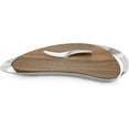 thumbnail image 2 of Nambe Pulse Cheese Board with Knife, 2 of 4