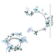 thumbnail image 3 of Ratán De Plástico Guirnalda de mariposas artificiales con degradado verde y blanco, de plástico extraíble, para decoración de paredes, balcones, arcos y fiestas de primavera (1 unidad) JASKFLY, 3 of 8