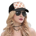 thumbnail image 5 of Naloa Orange Peach Adult adjustable Print Baseball Hat, Patchwork curved brim baseball capfor Men and Women, One Size, 5 of 5