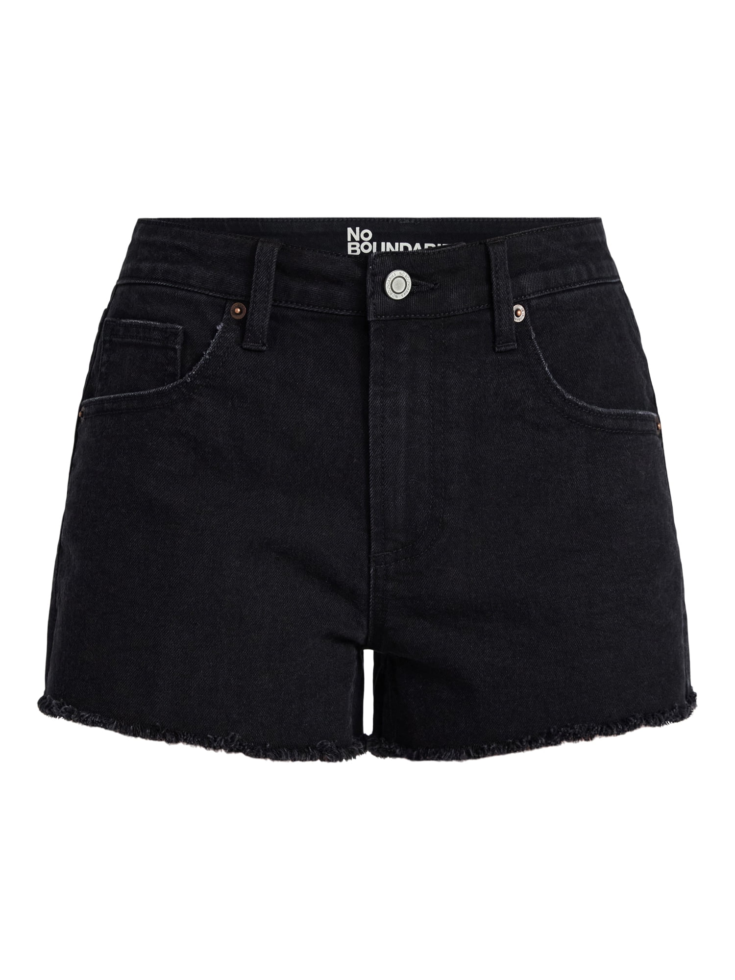 No Boundaries Mid-Rise Denim Shorts, 3" Inseam, Women's 00-20