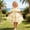 Beige, variant on Flower Girls Dress Tulle Spaghetti Strap Pearl Belt Ruffle Hem Xmas Party Formal Pink 2-3Years