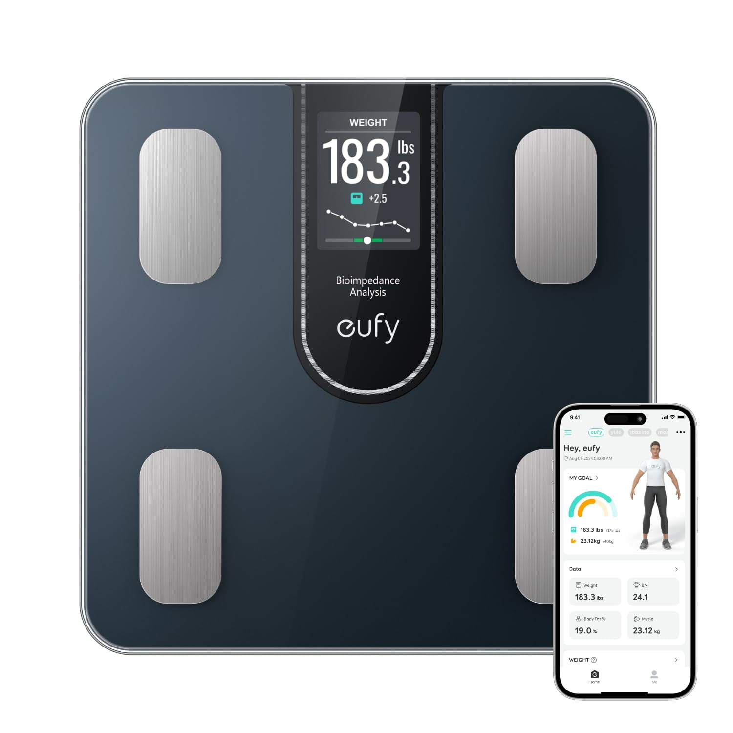 eufy Smart Scale P2 Pro, Digital Bathroom Scale with Wi-Fi Bluetooth eufy Smart Scale P2 Pro, Digital Bathroom Scale with Wi-Fi Bluetooth