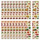 thumbnail image 1 of Foam Stickers 40 Sheets Fruit Vegetable Cartoon Decals Self Adhesive PVC for Crafting Classroom Decoration Learning Rewards for Kids, 1 of 5