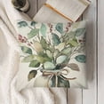 thumbnail image 3 of SHANXI Watercolor Leaves Couch Pillow Cases Throw Pillows for Bed Cushion 12x12in, 3 of 5