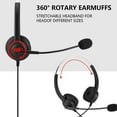 thumbnail image 3 of USB Headset With Microphone Noise Cancelling & Audio Controls  Wideband Computer Headphones For Business PC Laptop, 3 of 10