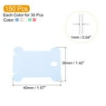 thumbnail image 2 of Unique Bargains Plastic Floss Bobbin Sewing Thread Card Board, Multicolor 150 Pack, 2 of 5