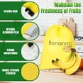 thumbnail image 4 of 1Pc Banana Bag, 14x11 Inch Banana Case for Keeping Bananas Fresh Longer, Reusable Washable Fruit Veggie Storage Bags with Drawstring, 4 of 7