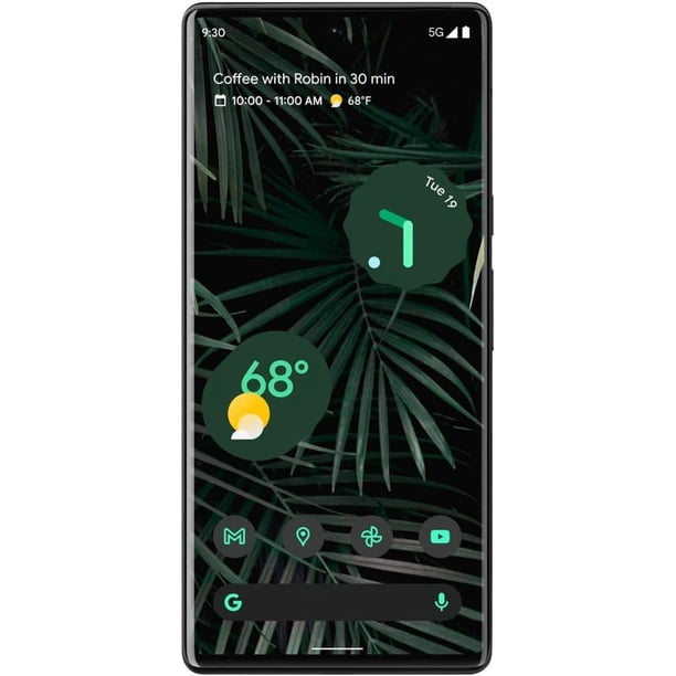 Refurbished Google Pixel 6 Pro 5G - 128GB – Stormy Black – 50MP