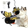 thumbnail image 2 of Interactive Automatic Cat Toy, Rechargeable Butterfly & Flying Bird Toy, Touch Activated for Indoor Cats and Kittens, 2 of 6