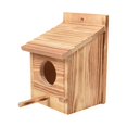 thumbnail image 1 of Caja de nido de periquitos Casa de pájaros Caja de cría de madera Caja de apareamiento de loros para agapornis, cacatúas, periquitos, pinzones, Sunnimix Casa del pájaro, 1 of 8