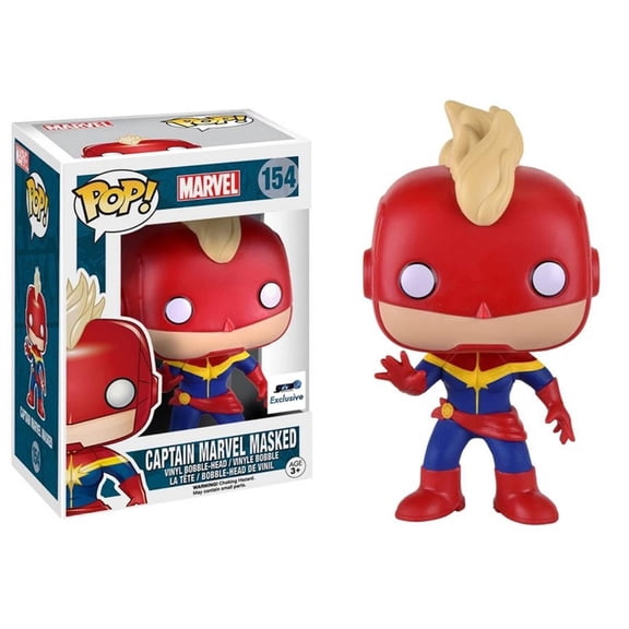 Funko Pop Marvel: Captain Marvel Masked GTS Exclusive Vinyl Figure
