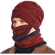thumbnail image 5 of Conjunto cálido de tres piezas, conjunto de tres piezas de sombrero, bufanda, cubierta para la cara, gorro grueso a prueba de viento, bufanda, máscara, conjunto de tres piezas, 5 of 5