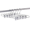 thumbnail image 4 of Quality Pant Hangers - 10-Pack Pant & Skirt Hanger Set - Chrome Pant Hangers with Clips - 360-Degree Metal Swivel Hook Hangers for Clothes, Pants - Durable, Anti-Rust Jean, Slack & Trouser Hangers, 4 of 6