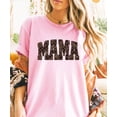 thumbnail image 5 of Mama and Mini Leopard Checkered Matching Shirts Mommy and Me Trendy Graphic Tee - SOLD SEPARATELY Pink Shirt Adult Large, 5 of 7