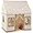 Beige, variant on OLAKIDS Kids Play Tent with Washable Mat Star Light Windows, Anti-Trip Large Playhouse Toys for Children Boys Girls, Indoor Outdoor Princess Tents Castle for Toddlers