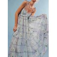 thumbnail image 2 of Brewee Robe Bohème à Imprimé Floral Été 2024 pour Femmes Bretelles Spaghetti Volants Robe Longue Maxi de Plage, 2 of 6