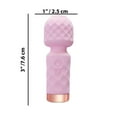 thumbnail image 4 of Wet Dreams Lil Wanderer Rechargeable Multi-Speed Mini Persoanl Massage Wand, Pink, 4 of 4