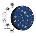 thumbnail image 4 of Fotbe Space Funda de Llanta de Repuesto con Estampado, Engrosada, Ajuste Universal para Jeep, Remolque, RV, SUV, Camión-14 inch, 4 of 6
