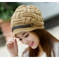 thumbnail image 2 of Women’s Slouchy Knit Beanie Hat, Cable Knit Winter Beret Cap for Cold Weather, TIKA, 2 of 4