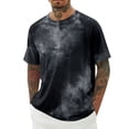 thumbnail image 2 of Tie Dye T Shirts for Man 2026 Summer Casual Lightweight Breathable Short Sleeve Slim Fit Crewneck Tee Shirt, 2 of 4