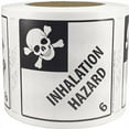 thumbnail image 1 of Classe 6 D.O.T. Inhalation Danger Labels 4 x 4 Pouces Pouces Carré Lot de 500, 1 of 1