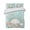 White, Blue, Pink, variant on Quilts Queen Size Bedding Set, Coastal Seashells Lightweight Quilted Comforter, Watercolor Ocean Coral Conch Blue Green Soft Reversible Bedspread Coverlet with Pillow Covers for All Season, 90" x 96"