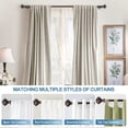 thumbnail image 6 of Urbanest Adjustable Double Curtain Rod Set Door Knob Manhattan Finials – 1″ Front & 3/4 Back Rod With Bronze Rod, 48–84 Inches, 6 of 6
