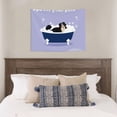 thumbnail image 4 of Hirioo Bernese Mountain Dog Sitting Bath Tub Print Tapestry Lightweight Fabric for Bedroom Aesthetic Home Wall Dorm Décor Living Room Decor 29x37 Inch, 4 of 8