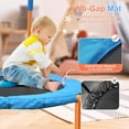 thumbnail image 2 of Mini trampolín de 36 pulgadas para niños de 1 a 6 años, trampolín pequeño plegable para interiores y exteriores con mango de espuma, cubierta acolchada de seguridad, divertido para niños, 2 of 8
