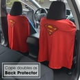 Superman Car Seat Covers with Detachable Cape Backing Front Car Seat