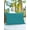Blue Green, variant on 1 Pack Outdoor Throw Pillow, Cream Waterproof Pillow with Insert Included, Modern Pure Beige Decorative Accent Cushion Sofa Pillows for Patio Porch, 18 x 18 In