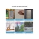 thumbnail image 4 of 1 Roll White Window Screen Repair Tape, Waterproof Anti-Mosquito Door Screen Patch, Self-Adhesive Fixing Insect-Proof Netting, Window Screen Mending T, 4 of 5