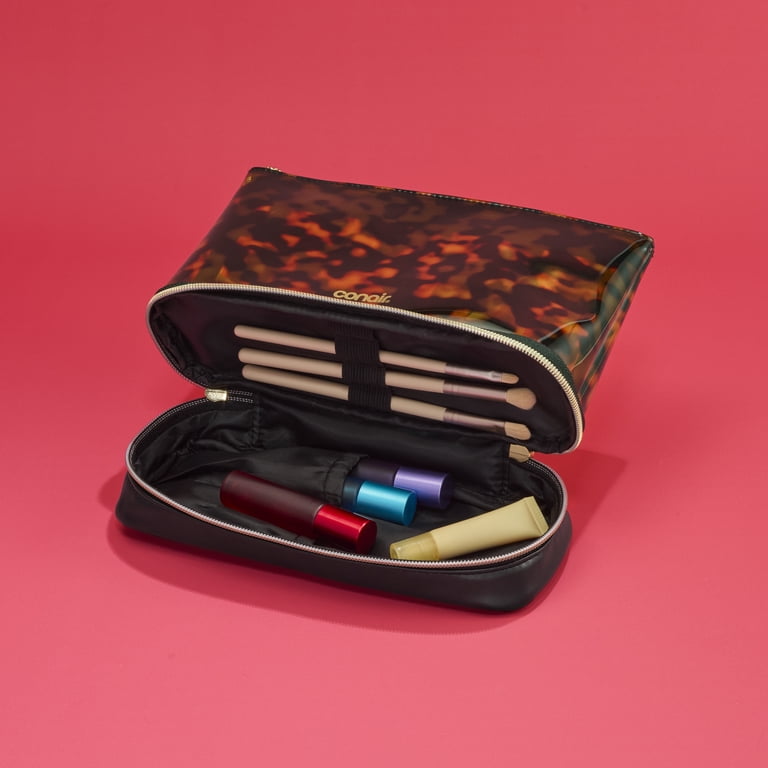 Conair PVC Tortoise Clutch Travel Beauty Organizer photo 5