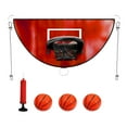 thumbnail image 4 of funtasica Mini Trampoline Basketball Hoop Waterproof Easy Installation Basketball Rack red, 4 of 7