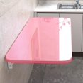 thumbnail image 1 of Wall Mounted Folding Table Workbench, Laundry Folding Table for Small Spaces, Wood Fold Down Desk Wall Table Floating Desk for Kitchen & Bedroom Restaurant 40cm-120cm (Color : Pink, Size :, 1 of 1