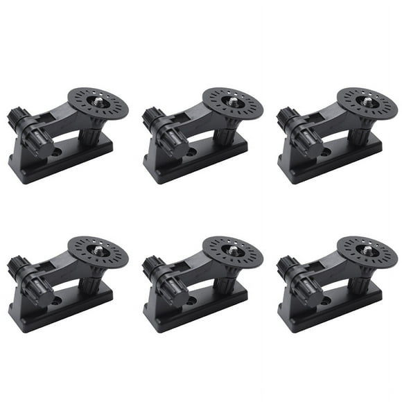 6X Wall Mount Bracket Cam Holder 180 Degree Adjustable for Cloud Camera 291 Series Wifi Home Security Camara(Black)