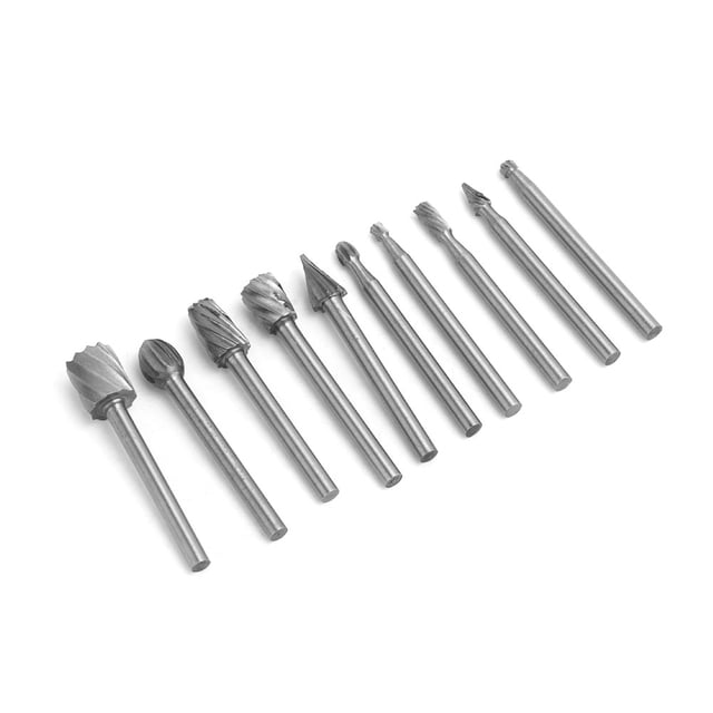 Lima rotatoria de madera, fresa de carburo de tungsteno Juego de limas de fresa rotatoria Fresa giratoria para corte de grabado para ranurado de biselado, Unbranded GY08636