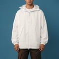 thumbnail image 6 of LWFFDAW Men's UPF 50+ Sun Protection Jacket Hooded with Mask Lightweight Long Sleeve Hooded Jackets Breathable Loose Hiking Athletic Jacket, 6 of 8