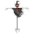 thumbnail image 2 of Halloween Pumpkin Head Scarecrow Ground Stake Decoration, 2 of 9