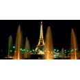 thumbnail image 1 of Eiffel Tower At Night III - CANVAS OR PRINT WALL ART, 1 of 1