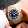 thumbnail image 3 of Reloj de pulsera JAMW para hombre con diamantes de agua y cristal, 3 of 4