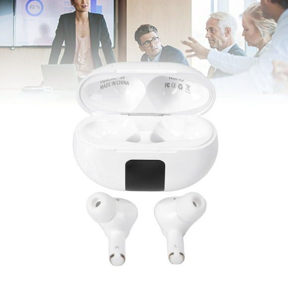 Auriculares de Traducción, Auriculares Traductor de Idioma en Tiempo Conpciones Reales de Control Avanzadas y de Sonido Clara Para Negocios, Y Reproducción de Música