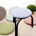 thumbnail image 5 of Cojín redondo de lino de invierno para silla de comedor, cojín redondo pequeño para taburete redondo, estilo grueso 1, 5 of 5